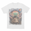 Starry Night Grogu Unisex T Shirt White